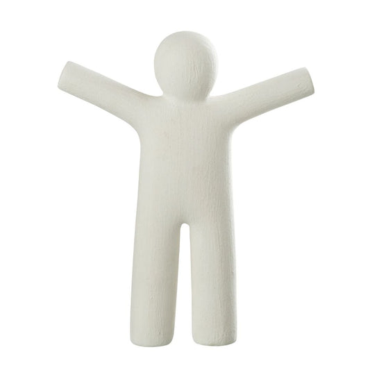 P'tit Maurice Ruwe Afwerking Poly Off White Groot