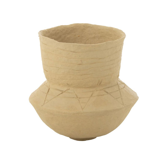 Pot Veda Papier Maché Natuurlijk