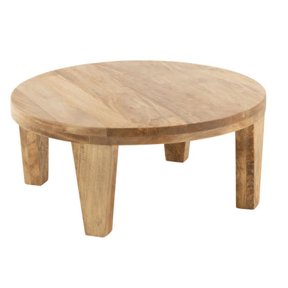 Salontafel rond mangohout natuurlijk
