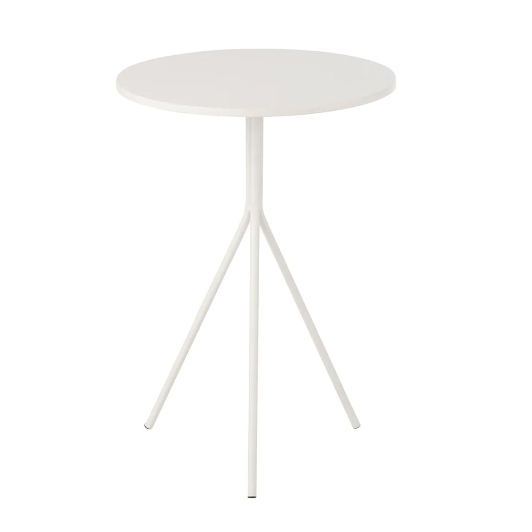 Salontafel Rond Metaal Wit
