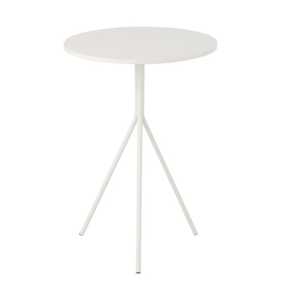 Salontafel Rond Metaal Wit