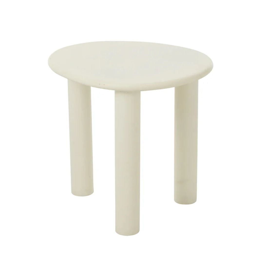 Bijzettafel Bali Mdf/Pvc Wit Klein