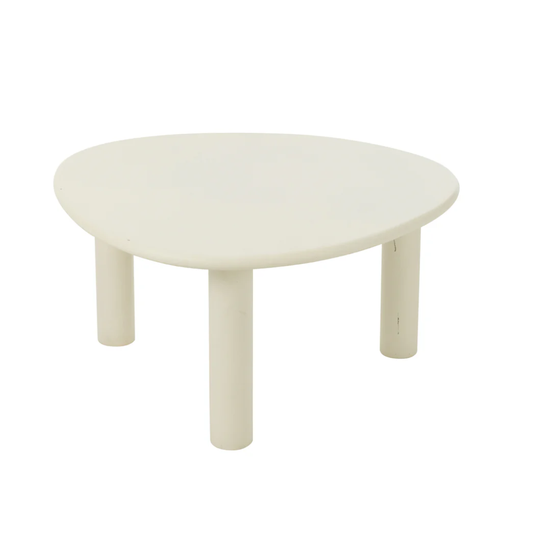 Bijzettafel Bali Mdf/Pvc Wit Middelgroot