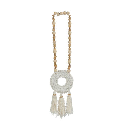 Ketting Kralen Schelp Wit