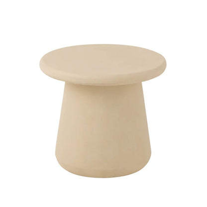 Koffietafel van berken multiplex beige