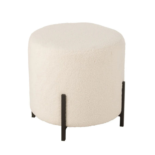 Kruk Schaap Stof/Schuim Wit
